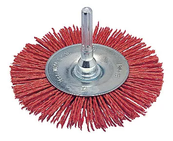 Brosse circulaire nylon au corindon grain 80